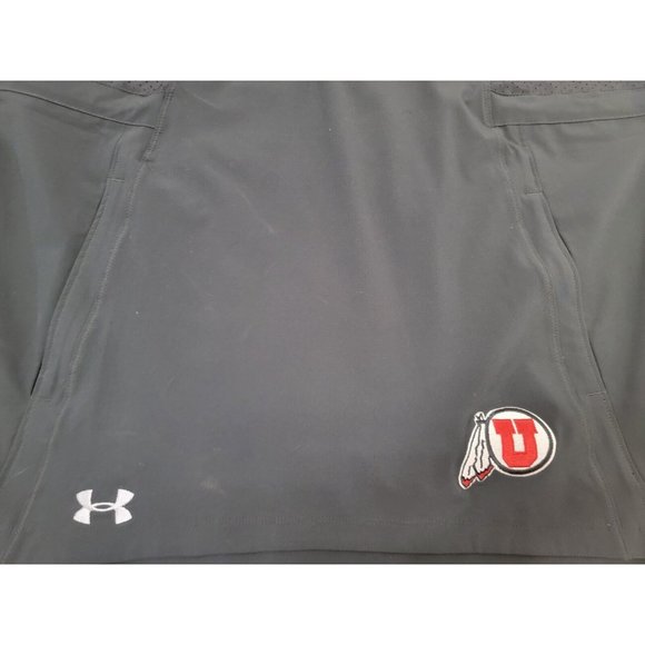 Utah Utes Under Armour pullover small loose HeatGear vented hooded - Picture 3 of 11